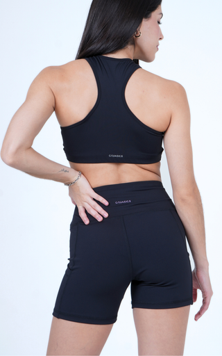 Daily top halter carbón