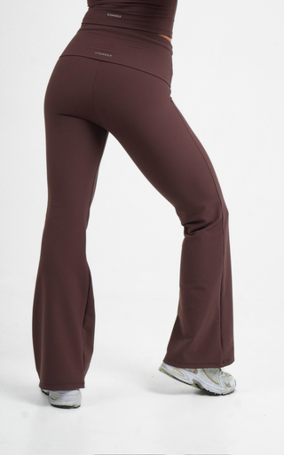Flow Flare leggings-Brownie