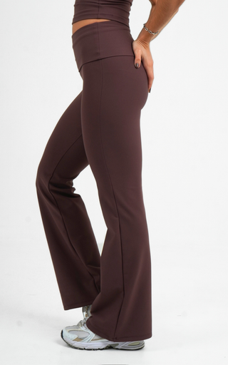 Flow Flare leggings-Brownie
