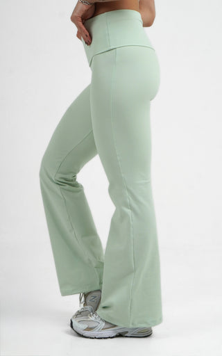 Flow Flare leggings-Pistachio