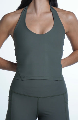 Long That girl tank-  Olive