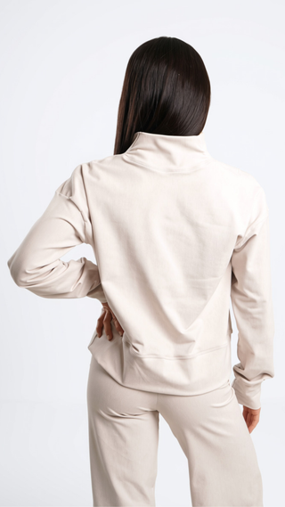 The Off Duty Sweatshirt- Light Chai