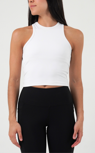 Freedom halter tank- White