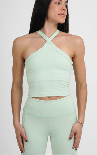 Define Tank top -Pistachio