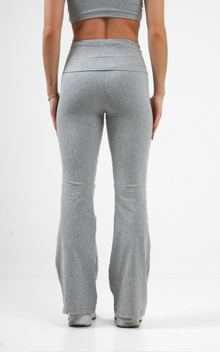 Flow Flare leggings- Soft grey