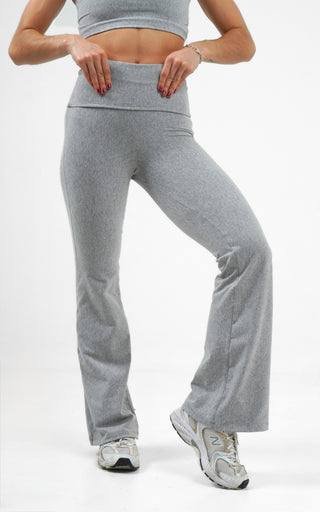 Flow Flare leggings- Soft grey