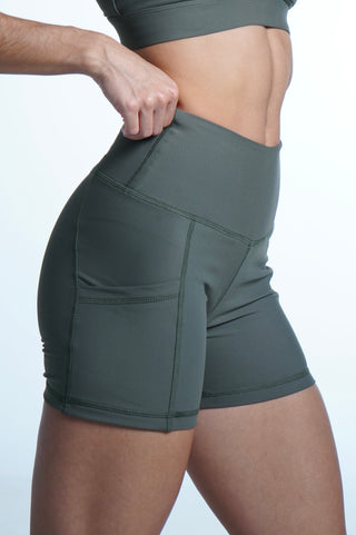 Shorter bikers beyond - Olive