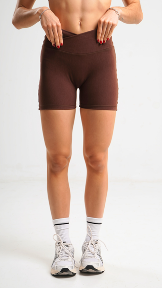 Cross waist Bikers- Espresso