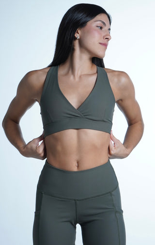 Shameless top- Olive