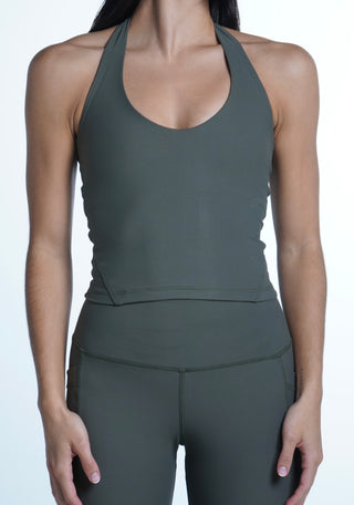 Long That girl tank-  Olive