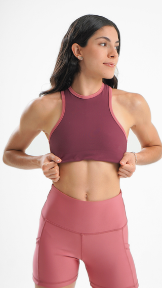 Daily top halter-Blushed
