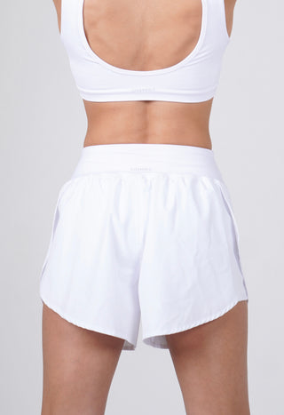 Running shorts- White