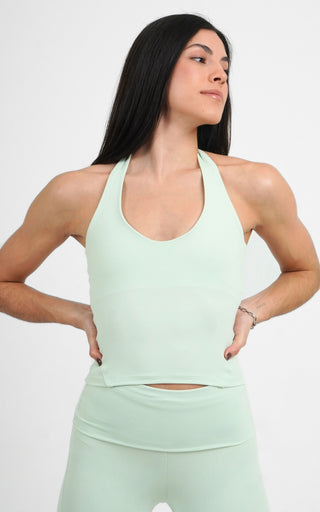 Long That girl tank- Pistachio